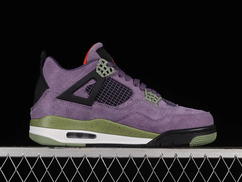 All categories Air Jordan Jordan series basketball shoes Air Jordan 4 F version Air Jordan 4 Retro "Canyon Purple" AJ4 Joe 4 purple suede basketball shoes AQ9129-500